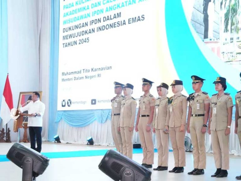 Mendagri Tito Minta IPDN Pertahankan Sistem Rekrutmen yang Bersih dan Transparan Hari Ini