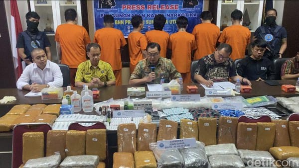 BNN Sumut Gagalkan Peredaran 92 Kg Ganja Jaringan Aceh-Medan, 2 Orang Ditangkap Hari Ini